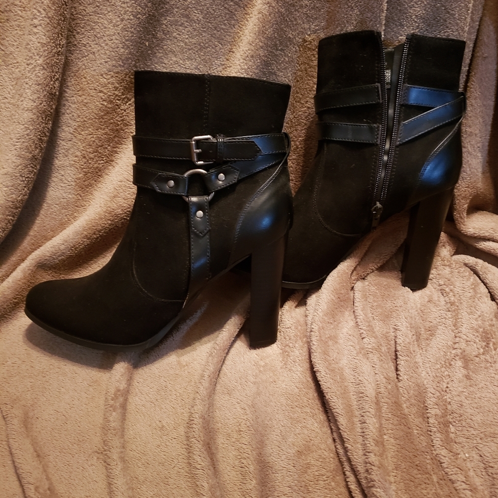 Lissa Harness Heeled Bootie 
